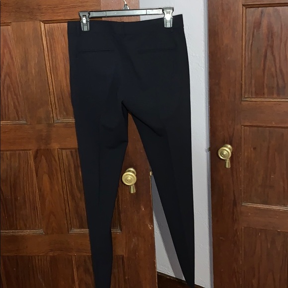 Theory Navy Wool Women's Trousers - Picture 4 of 5